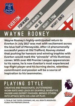 2017-18 Topps Premier Gold - Red #52 Wayne Rooney Back