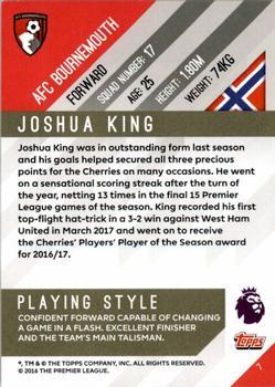 2017-18 Topps Premier Gold - Yellow #7 Joshua King Back