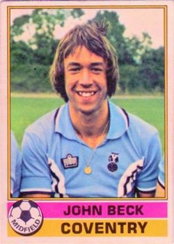 1977-78 Topps Footballer English (Red Backs) #18 John Beck Front