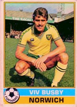 1977-78 Topps Footballer English (Red Backs) #22 Viv Busby Front