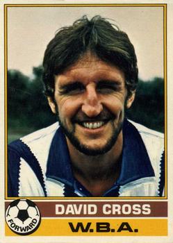 1977-78 Topps Footballer English (Red Backs) #54 David Cross Front