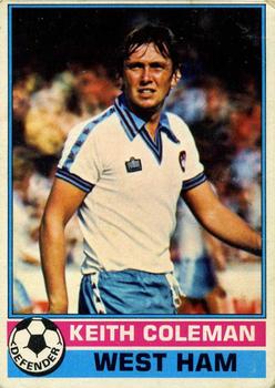 1977-78 Topps Footballer English (Red Backs) #193 Keith Coleman Front