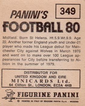 1979-80 Panini Football 80 (UK) #349 Gary Owen Back