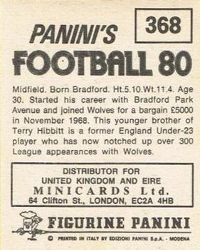 1979-80 Panini Football 80 (UK) #368 Kenny Hibbitt Back