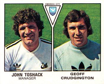 1979-80 Panini Football 80 (UK) #494 John Toshack / Geoff Crudgington Front