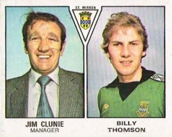 1979-80 Panini Football 80 (UK) #577 Jim Clunie / Billy Thomson Front