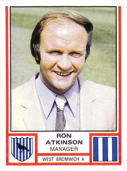 1980-81 Panini Football (UK) #326 Ron Atkinson Front