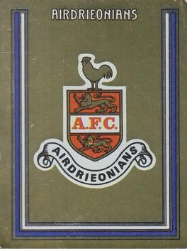 1980-81 Panini Football (UK) #464 Airdrieonians Club Badge Front