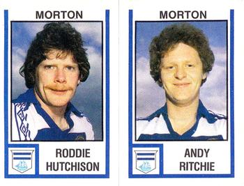 1980-81 Panini Football (UK) #517 Roddie Hutchison / Andy Ritchie Front