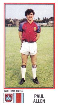 1982-83 Panini Football 83 (UK) #354 Paul Allen Front