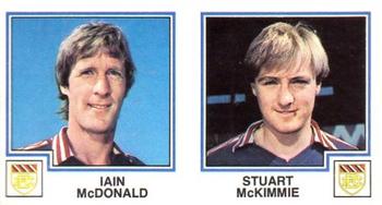 1982-83 Panini Football 83 (UK) #412 Iain McDonald / Stewart McKimmie Front