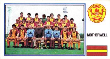 1982-83 Panini Football 83 (UK) #453 Motherwell Team Group Front