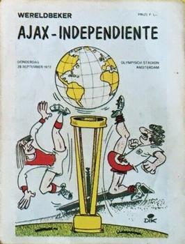 1983-84 Panini Football 84 (UK) #261 Ajax v Independiente 1972 Front