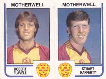 1983-84 Panini Football 84 (UK) #497 Robert Flavell / Stuart Rafferty Front