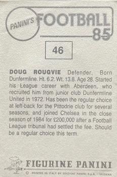 1984-85 Panini Football 85 (UK) #46 Doug Rougvie Back