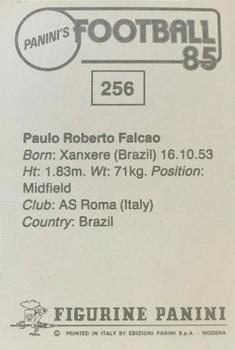 1984-85 Panini Football 85 (UK) #256 Falcao Back