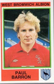 1984-85 Panini Football 85 (UK) #347 Paul Barron Front