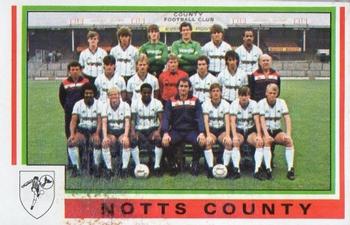 1984-85 Panini Football 85 (UK) #415 Notts County Team Photo Front