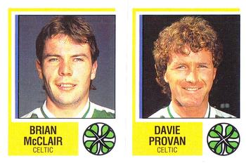1984-85 Panini Football 85 (UK) #454 Brian McClair / Davie Provan Front