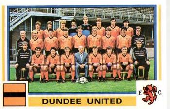 1984-85 Panini Football 85 (UK) #473 Dundee United Team Group Front