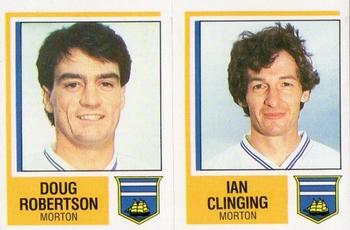 1984-85 Panini Football 85 (UK) #508 Doug Robertson / Ian Clinging Front