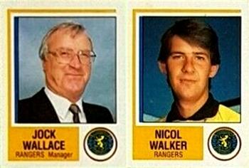 1984-85 Panini Football 85 (UK) #511 Jock Wallace / Nicol Walker Front