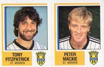 1984-85 Panini Football 85 (UK) #524 Tony Fitzpatrick / Peter Mackie Front