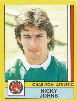 1986-87 Panini Football 87 (UK) #40 Nicky Johns Front