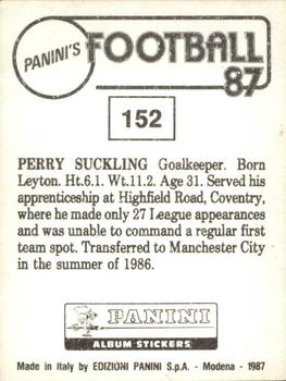 1986-87 Panini Football 87 (UK) #152 Perry Suckling Back