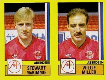 1986-87 Panini Football 87 (UK) #459 Stewart McKimmie / Willie Miller Front