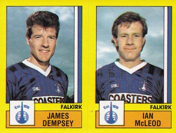 1986-87 Panini Football 87 (UK) #504 James Dempsey / Ian McLeod Front