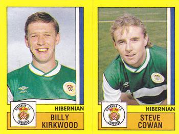 1986-87 Panini Football 87 (UK) #535 Billy Kirkwood / Steve Cowan Front