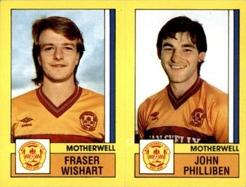 1986-87 Panini Football 87 (UK) #542 Fraser Wishart / John Philliben Front