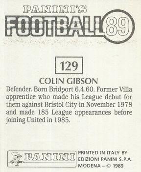 1988-89 Panini Football 89 (UK) #129 Colin Gibson Back