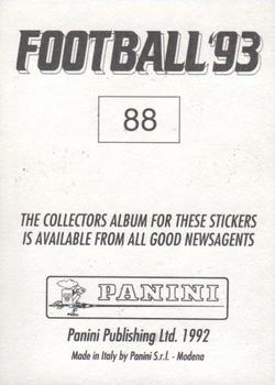 1992-93 Panini Football '93 (England) #88 Neil Thompson Back
