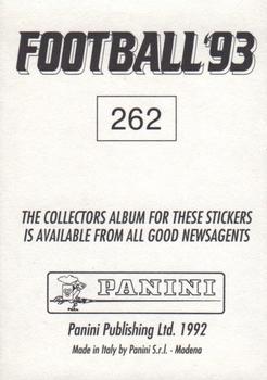 1992-93 Panini Football '93 (England) #262 Paul McGee Back