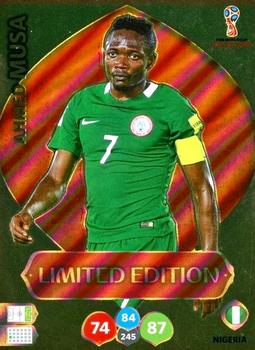 2018 Panini Adrenalyn XL FIFA World Cup 2018 Russia  - Limited Editions #LE-AHM Ahmed Musa Front