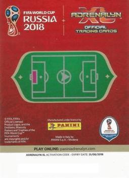 2018 Panini Adrenalyn XL FIFA World Cup 2018 Russia  - Limited Editions #LE-KN Keylor Navas Back