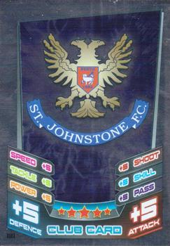 2012-13 Topps Match Attax Scottish Premier League #181 St. Johnstone Club Badge Front