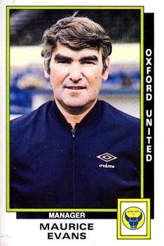 1985-86 Panini Football 86 (UK) #232 Maurice Evans Front