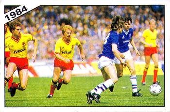 1985-86 Panini Football 86 (UK) #400 Adrian Heath / Lee Sinnott / Les Taylor Front