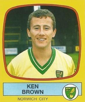 1987-88 Panini Football 88 (UK) #167 Ken Brown Front