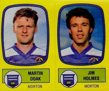 1987-88 Panini Football 88 (UK) #540 Martin Doak / Jim Holmes Front
