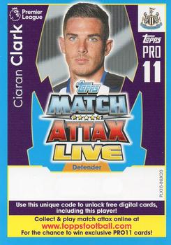 2017-18 Topps Match Attax Premier League Extra - Match Attax Live Pro 11 #PLX18-INUK20 Ciaran Clark Front