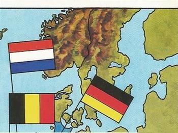 1980 Panini UEFA Europa Stickers #2 Europe Map part 2 Front