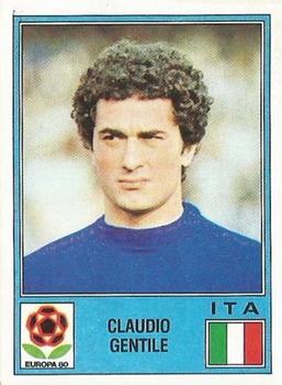 1980 Panini UEFA Europa Stickers #141 Claudio Gentile Front