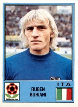1980 Panini UEFA Europa Stickers #156 Ruben Buriani Front