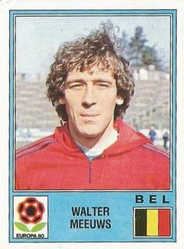 1980 Panini UEFA Europa 80 Stickers #165 Walter Meeuws Front