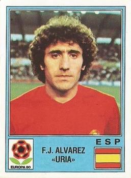 1980 Panini UEFA Europa Stickers #182 F.J. Alvarez 