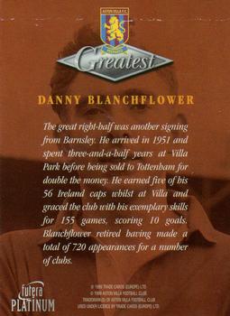 1999 Futera Platinum Aston Villa Greatest #NNO Danny Blanchflower Back